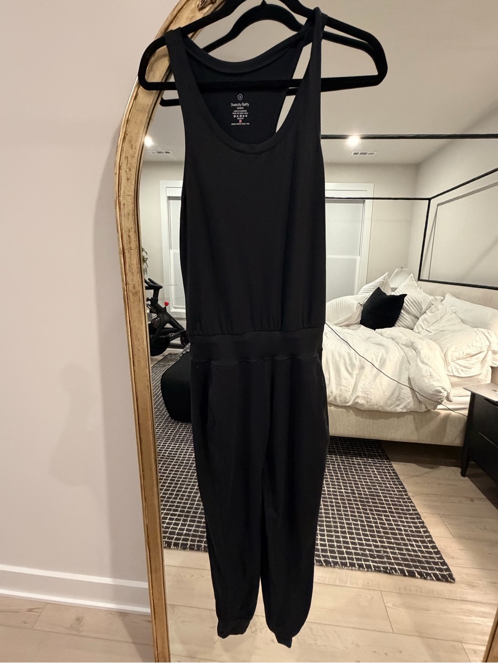 Sweaty Betty Black Racerback Jumpsuit